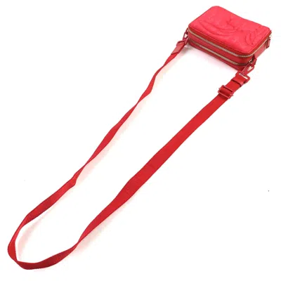 Pre-owned Dior Christian  Red Color Messenger Bag Shoulder Bag ()
