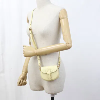 Pre-owned Dior Christian  Yellow Leather Shoulder Bag ()