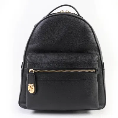 Pre-owned Coach Black Leather Backpack ()