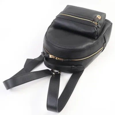 Pre-owned Coach Black Leather Backpack ()