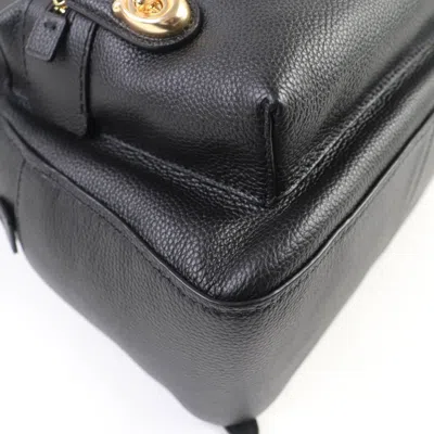 Pre-owned Coach Black Leather Backpack ()