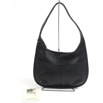 Pre-owned Coach Black Leather Handbag Shoulder Bag ()