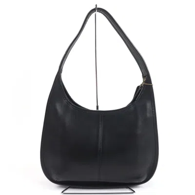 Pre-owned Coach Black Leather Handbag Shoulder Bag ()