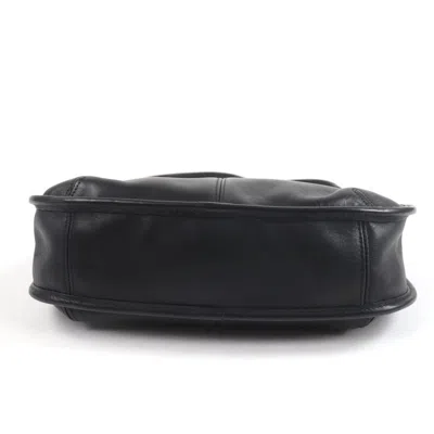 Pre-owned Coach Black Leather Handbag Shoulder Bag ()