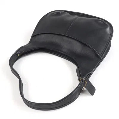 Pre-owned Coach Black Leather Handbag Shoulder Bag ()