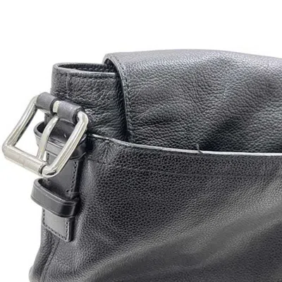 Pre-owned Coach Black Leather Messenger Bag Shoulder Bag ()