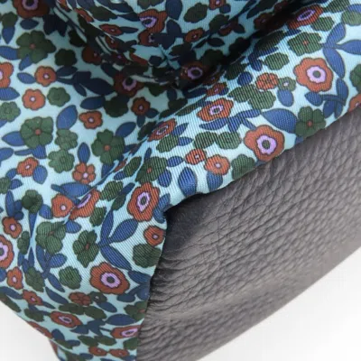 Pre-owned Coach Blue Navy Nylon Leather Backpack ()