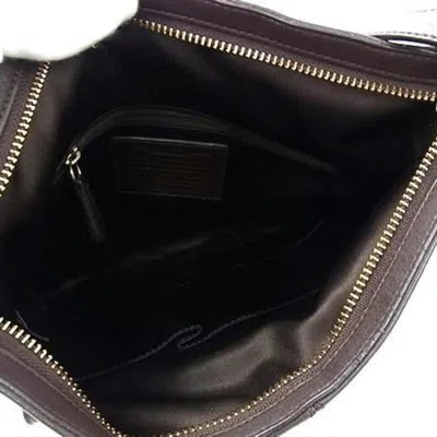 Pre-owned Coach Brown Leather Handbag Shoulder Bag Tote Bag ()