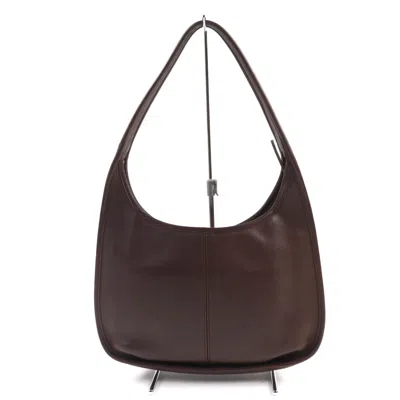 Pre-owned Coach Brown Leather Shoulder Bag ()