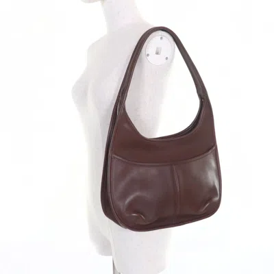Pre-owned Coach Brown Leather Shoulder Bag ()