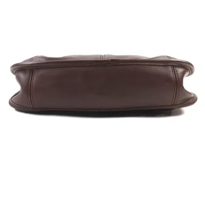 Pre-owned Coach Brown Leather Shoulder Bag ()