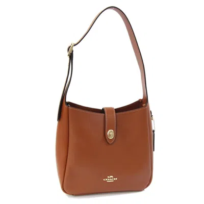 Pre-owned Coach Brown Leather Shoulder Bag ()