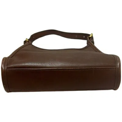 Pre-owned Coach Brown Leather Shoulder Bag ()