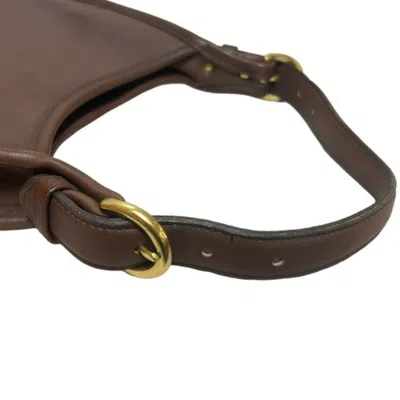 Pre-owned Coach Brown Leather Shoulder Bag ()