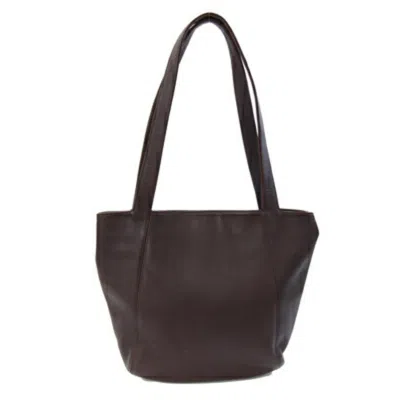 Pre-owned Coach Dark Brown Leather Tote Bag ()