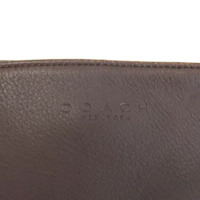 Pre-owned Coach Dark Brown Leather Tote Bag ()