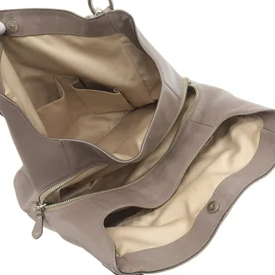 Pre-owned Coach Grayish Leather Handbag Shoulder Bag Tote Bag ()