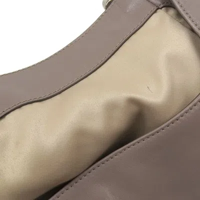 Pre-owned Coach Grayish Leather Handbag Shoulder Bag Tote Bag ()
