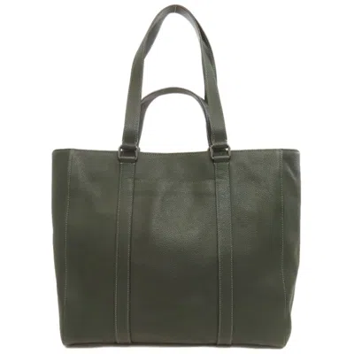 Pre-owned Coach Green Leather Tote Bag ()