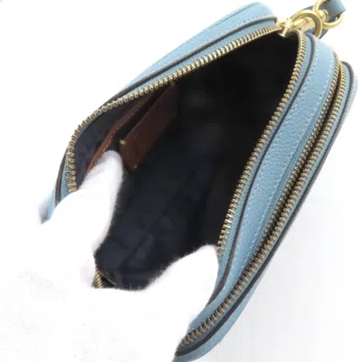 Pre-owned Coach Light Blue Leather Shoulder Bag ()