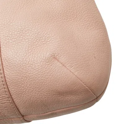 Pre-owned Coach Pink Leather Handbag Shoulder Bag ()