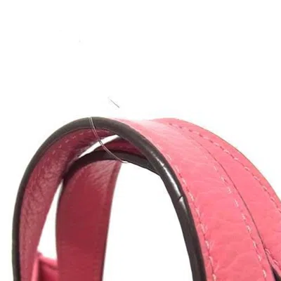 Pre-owned Coach Pink Leather Handbag Shoulder Bag Tote Bag ()