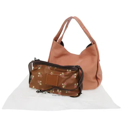 Pre-owned Coach Pink Leather Tote Bag ()