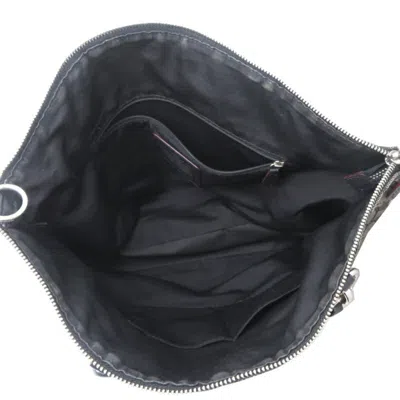 Pre-owned Coach Signature Black Signature Line Canvas Tote Bag ()