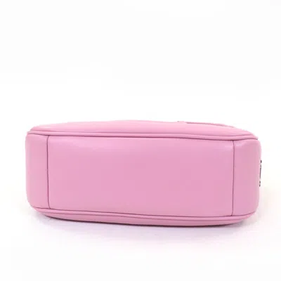 Pre-owned Coach Signature Pink Leather Handbag Shoulder Bag ()