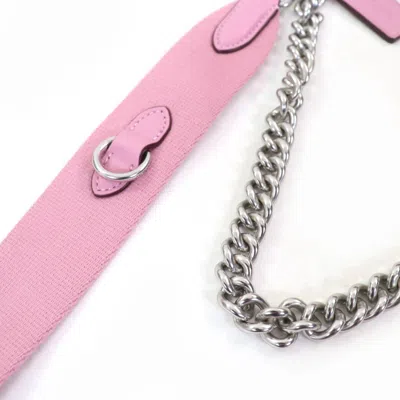 Pre-owned Coach Signature Pink Leather Handbag Shoulder Bag ()