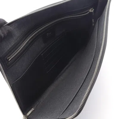 Pre-owned Dior Homme Black Leather Clutch Bag ()
