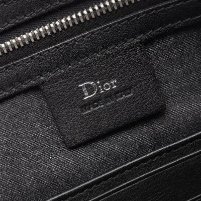 Pre-owned Dior Homme Black Leather Clutch Bag ()