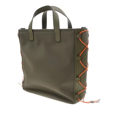 Pre-owned Dior Homme Khaki Nylon Tote Bag () In Brown