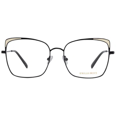 Pucci Emilio  Black Metal Glasses Women's (frames) In Black