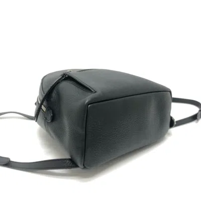 Pre-owned Fendi Black Leather Backpack ()