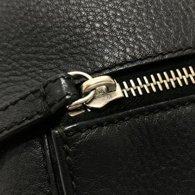 Pre-owned Fendi Black Leather Backpack ()