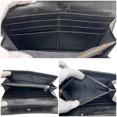 Pre-owned Fendi Brown Canvas Leather Long Wallet (bi-fold) ()