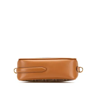 Pre-owned Fendi Brown Pvc Leather Shoulder Bag ()