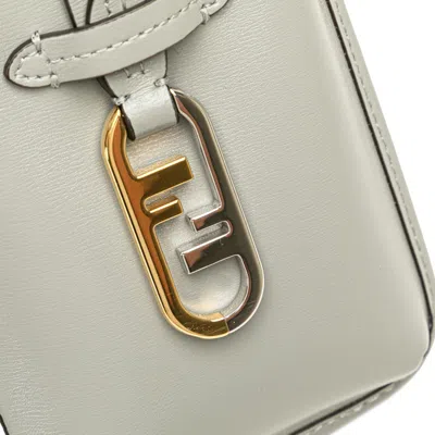 Pre-owned Fendi Gray Leather Shoulder Bag ()