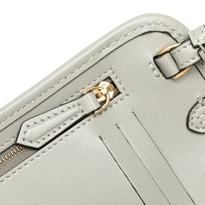 Pre-owned Fendi Gray Leather Shoulder Bag ()