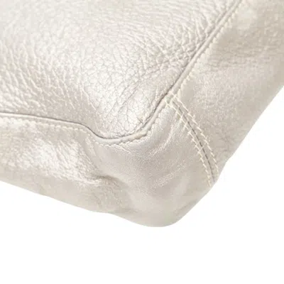 Pre-owned Fendi Gray Leather Shoulder Bag ()