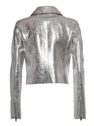P.a.r.o.s.h . Jacket In Silver