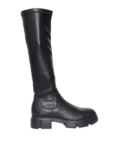 Copenhagen Black Leather Boots