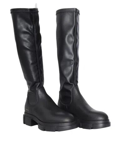 Copenhagen Black Leather Boots
