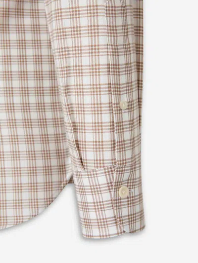 Atelier Munro Check Shirt In Brown