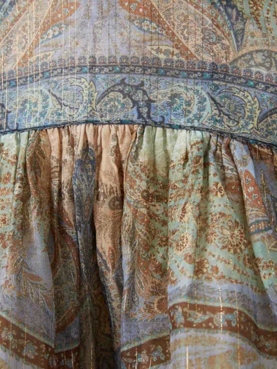 Zimmermann Mini Wanderlust Dress In Multi