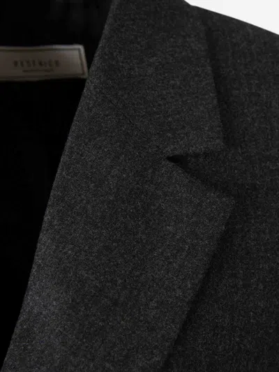 Peserico Wool Blazer In Black