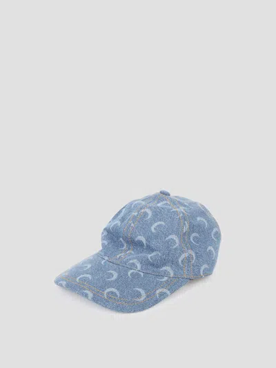 Marine Serre Moon Laser Baseball Cap In Blue