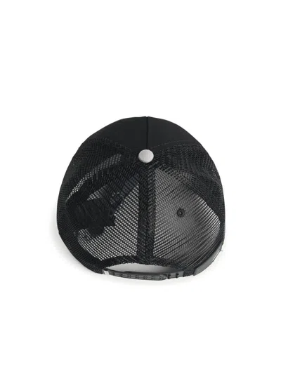 Amiri Black Cotton Cap Men In Black