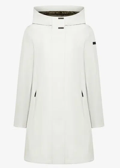 Rrd Montecristo Hooded Coat In White